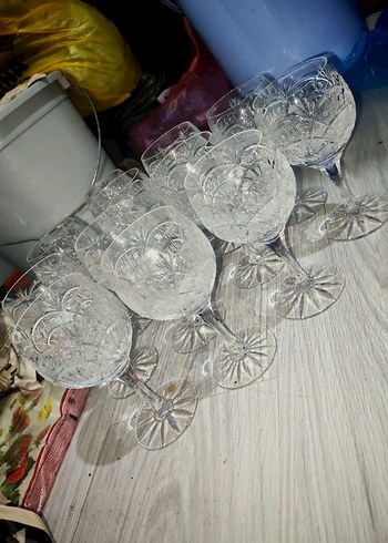Kristal Detaylı Kadehler