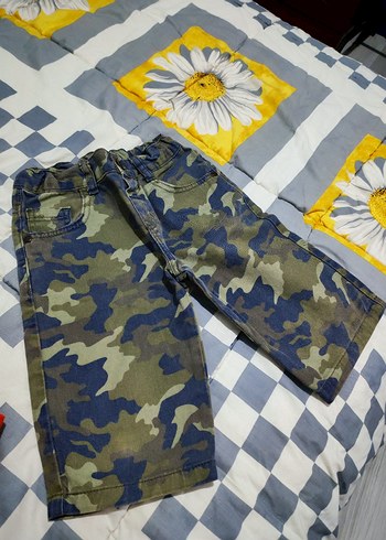 Erkek Çocuk Kamuflaj Bol Kesim Şort - Görsel 10