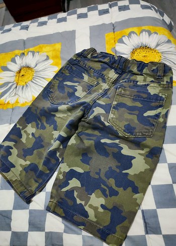 Erkek Çocuk Kamuflaj Bol Kesim Şort - Görsel 4