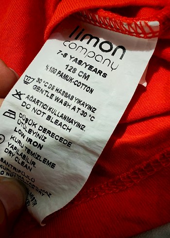 Erkek Çocuk Kırmızı Baskılı Kısa Kollu Tişört - Görsel 4