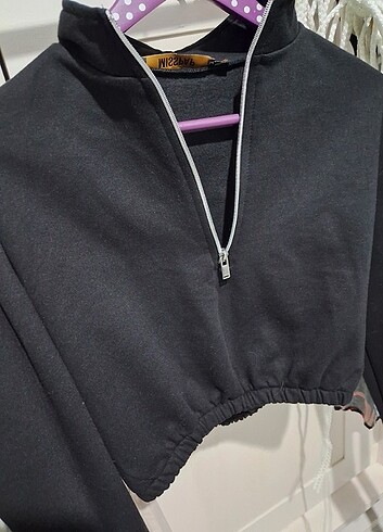 m Beden siyah Renk Body crop