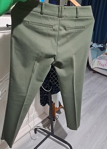 38 Beden haki Renk Koton pantolon