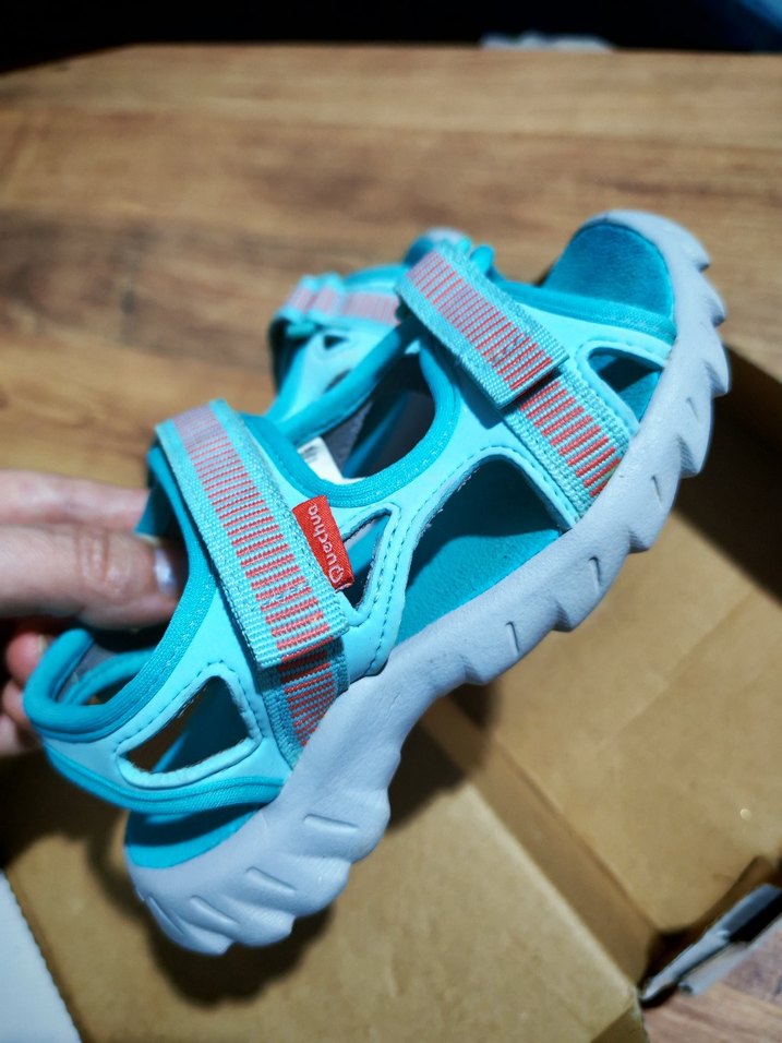 Mavi Erkek Çocuk Cırtlı Rahat Sandalet - Görsel 2