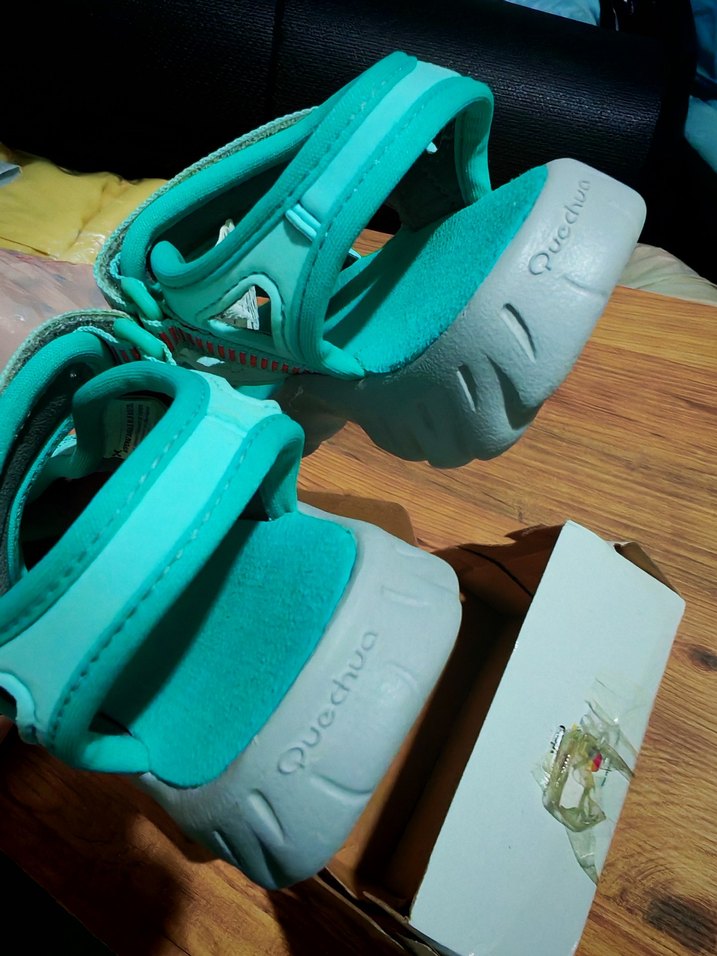 Mavi Erkek Çocuk Cırtlı Rahat Sandalet - Görsel 3