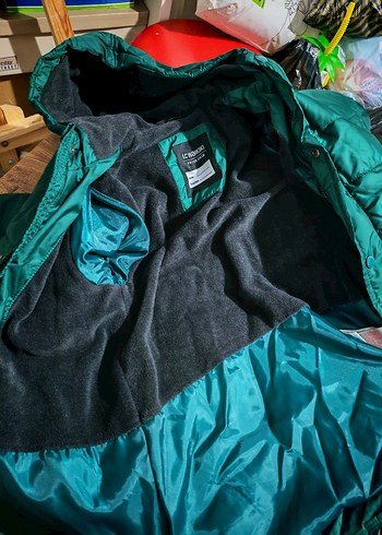 Yeşil Çocuk Montu - Görsel 5