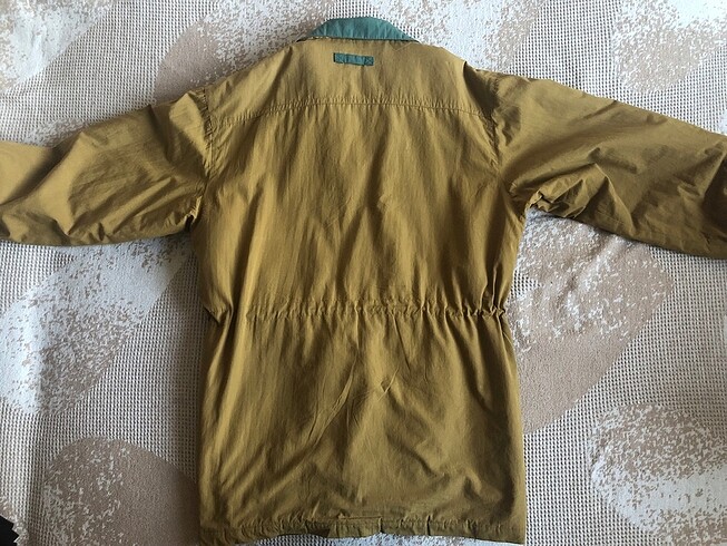 Vintage Çok Renkli Taba Mont - Görsel 9