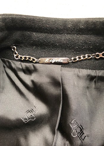 Kiğılı Dik Yaka Erkek Kaşe Kaban - Görsel 3