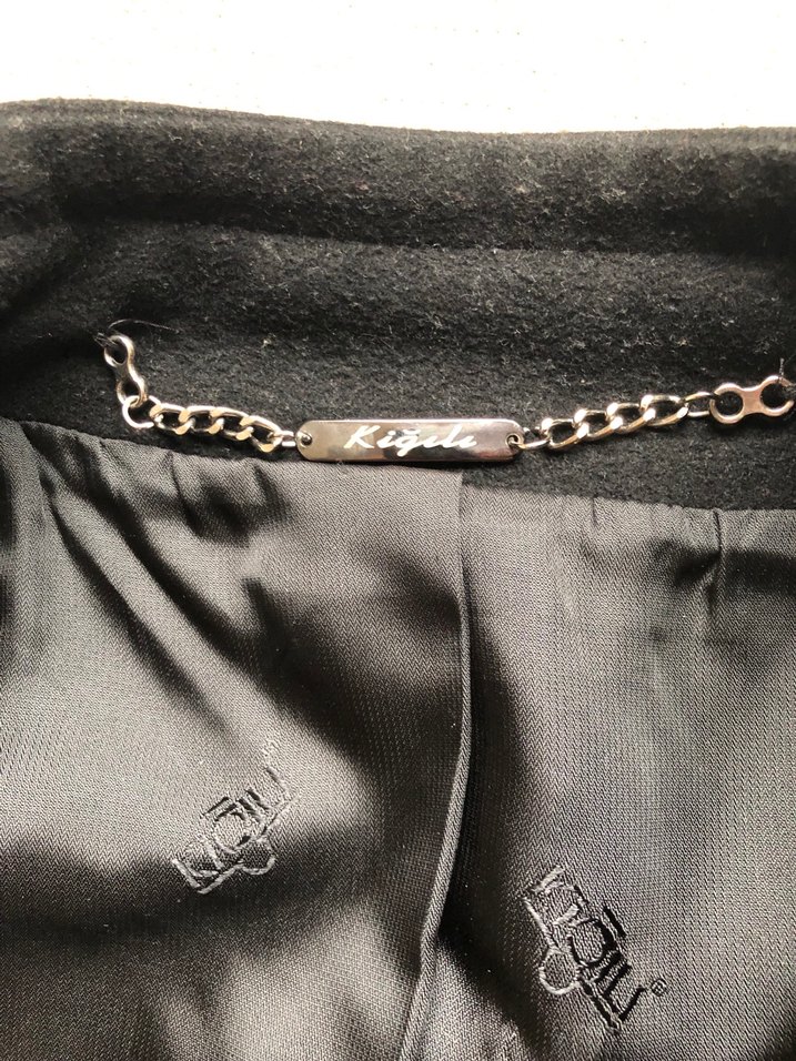 Kiğılı Dik Yaka Erkek Kaşe Kaban - Görsel 3