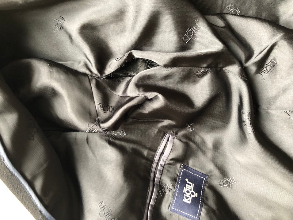 Kiğılı Dik Yaka Erkek Kaşe Kaban - Görsel 5