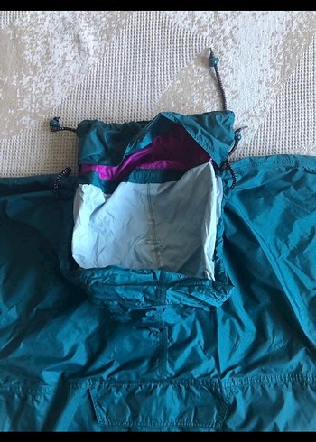 Vintage Oversize Yağmurluk - Görsel 8