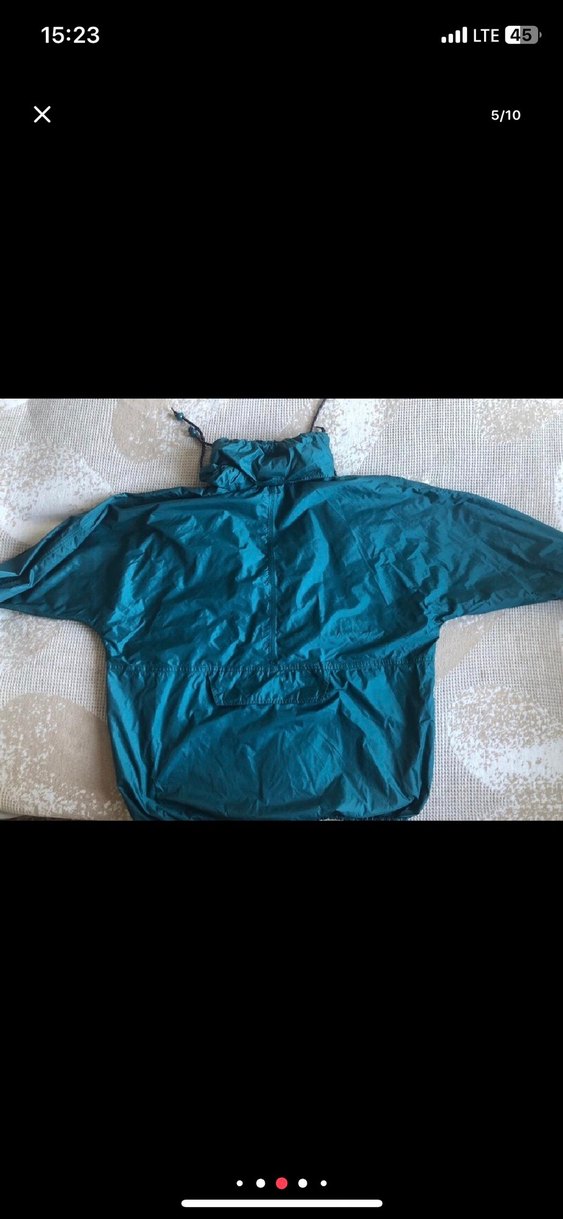 Vintage Oversize Yağmurluk - Görsel 4