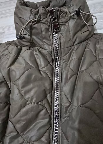 Kadın Kahverengi Kapitone Mont - Görsel 4