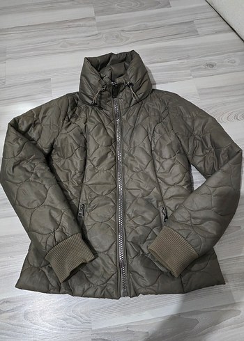 Kadın Kahverengi Kapitone Mont - Görsel 2