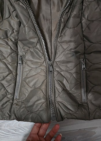 Kadın Kahverengi Kapitone Mont - Görsel 6