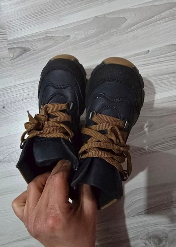 Kahverengi Kemerli Erkek Çocuk Lastik Bot - Görsel 4