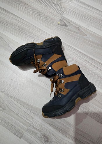 Kahverengi Kemerli Erkek Çocuk Lastik Bot - Görsel 3