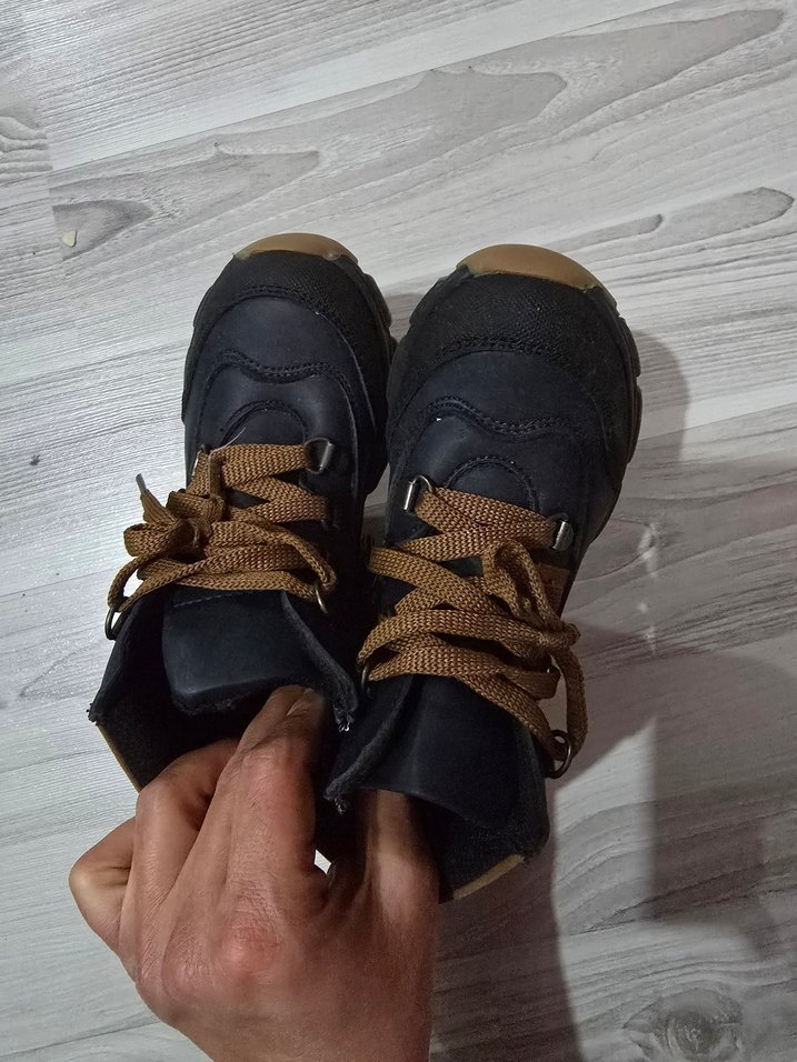 Kahverengi Kemerli Erkek Çocuk Lastik Bot - Görsel 4