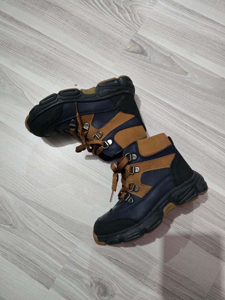 Kahverengi Kemerli Erkek Çocuk Lastik Bot - Görsel 3