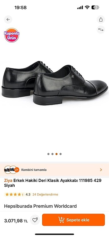 Diğer Ziya marka de klasik erkek ayakkabısı