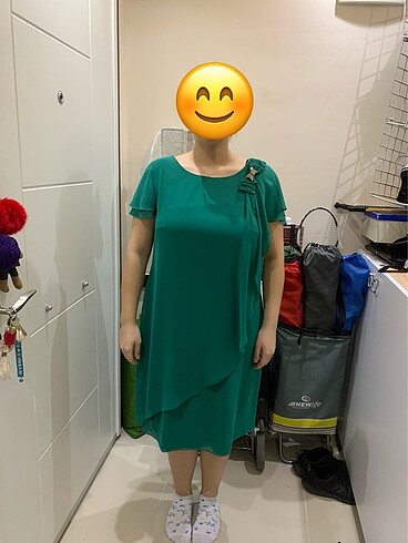 Diğer Büyük beden sifon elbise