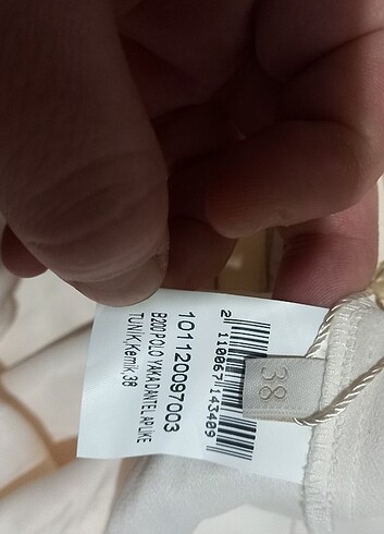 38 Beden beyaz Renk Beymen Bluz