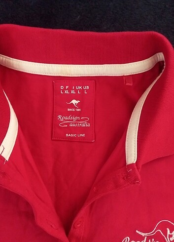 l Beden pembe Renk Polo yaka Tişört