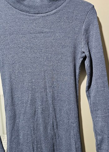 Uzun Kollu Midi Triko Elbise - Görsel 3