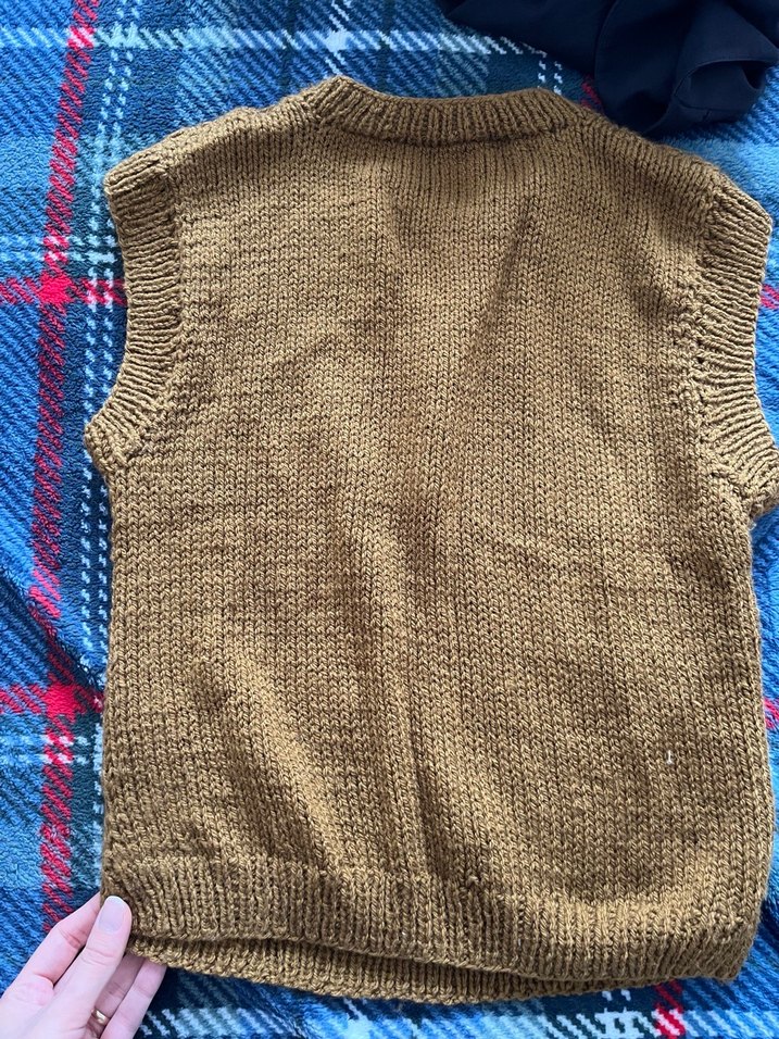 İnci Detaylı Kahverengi Bohem Örgü Süveter - Görsel 3