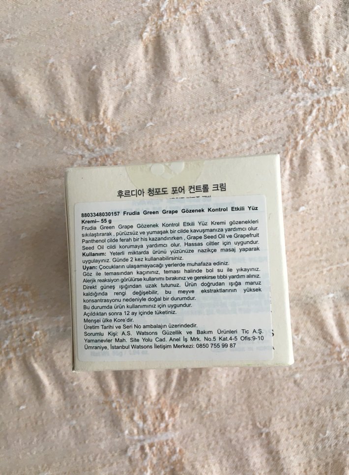 Frudia Yeşil Üzüm Gözenek Kontrol Kremi 55g - Görsel 2