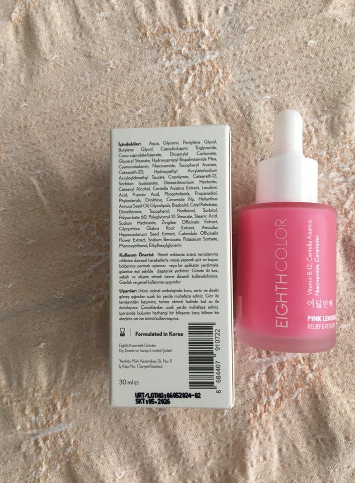 EighthColor Pembe Limonata Kadın Serumu - Görsel 3
