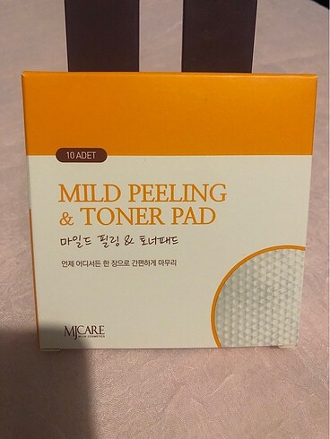 Mjcare mild peeling toner pad
