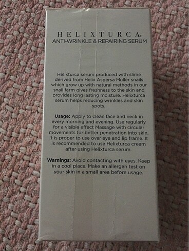 Diğer Helixturca salyangoz özlü serum
