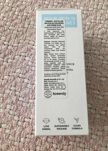 Beden Torriden DIVE IN Serum 50 ml