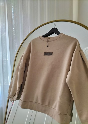 Bej Kadın Sweatshirt