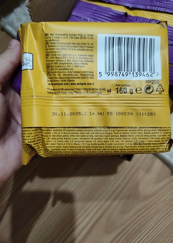Beden Pedigree Jumbone Mini Köpek Ödülü