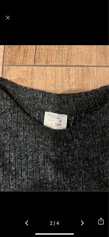 Zara Zara 8 yaş kalın tişört
