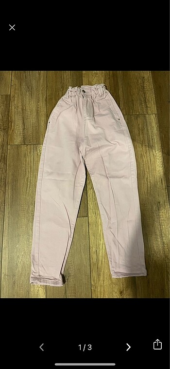 Loft 25/27 pembe baggy jean kot