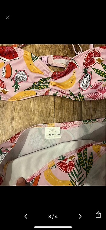 13-14 Yaş Beden Calzedonia 13-14 yaş bikini takımı