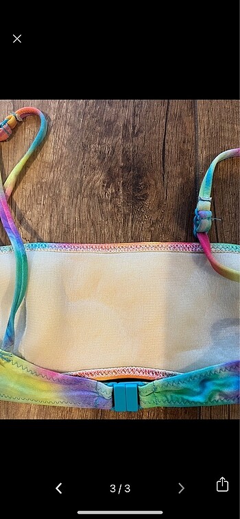 11-12 Yaş Beden Calzedonia 11-12 yaş bikini üstü