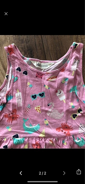 H&M H&M 8-10 yaş yazlık penye elbise