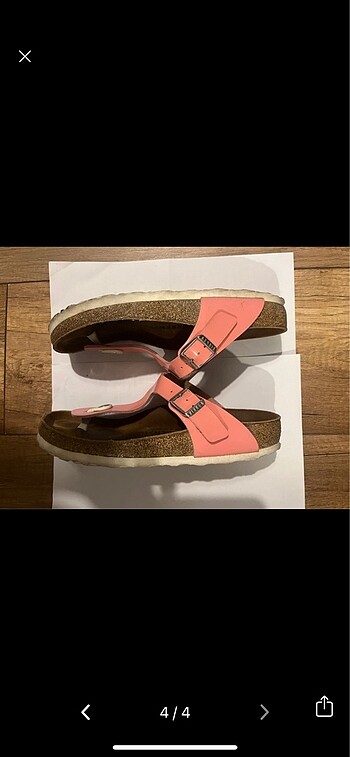 37 Beden pembe Renk Orijinal 37 no. somon Birkenstock