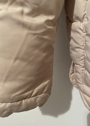 Bej Fermuarlı Kadın Kışlık Mont 38 beden yazıyor fakat 42 beden - Görsel 4