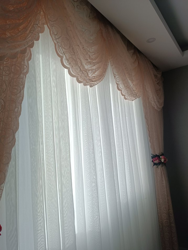 Taç marka tül perde ve fon perde - Görsel 2