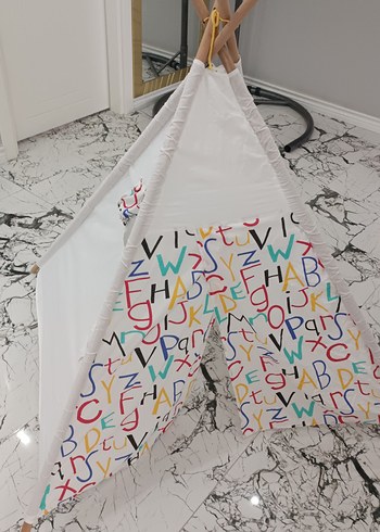 Çocuklar için Renkli Harfli Oyun Çadırı - Görsel 2