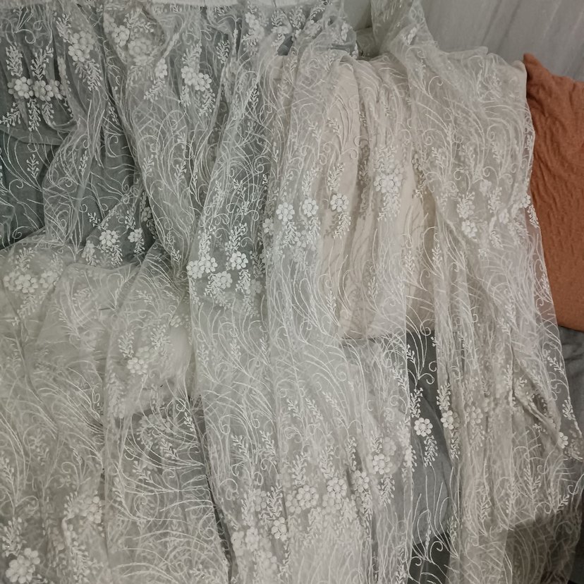 Beyaz tül Perde - Görsel 2