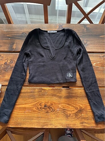 Calvin Klein Calvin Clein derin yaka crop