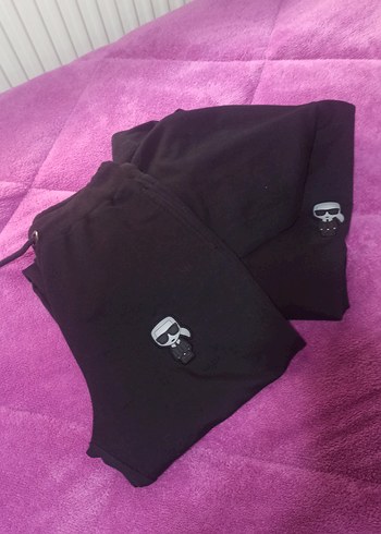 Siyah Kapüşonlu Kadın Eşofman Takımı - Görsel 6