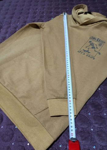 Erkek Çocuk Kapüşonlu Bej Sweatshirt - Görsel 7