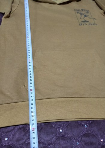 Erkek Çocuk Kapüşonlu Bej Sweatshirt - Görsel 5