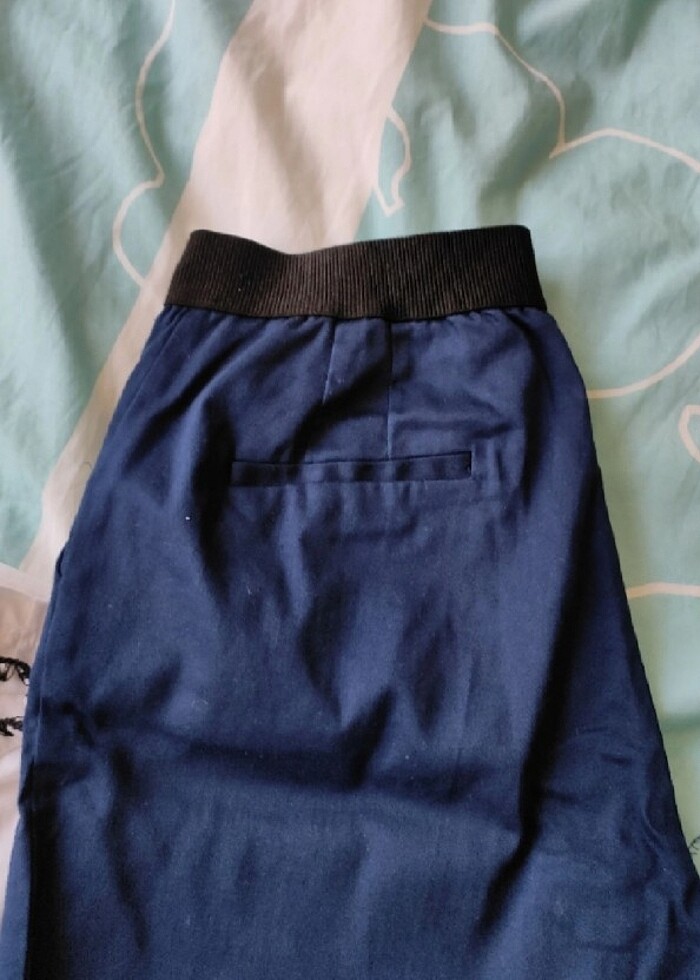 Koton lacivert kumaş pantolon - Görsel 5